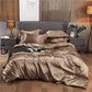 ✨ NU 50% KORTING! 🛏️ Zijden beddengoedset 25 momme – 100% moerbeizijde – 4 stuks (Overtrek + Laken + 2 Kussenslopen) voor luxe en comfort