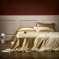 ✨ NU 50% KORTING! 🛏️ Zijden beddengoedset 25 momme – 100% moerbeizijde – 4 stuks (Overtrek + Laken + 2 Kussenslopen) voor luxe en comfort
