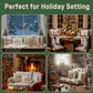 🎄 Kerst Kussenhoes met Feestelijke Print – Zacht, Comfortabel en Perfect voor een Warme, Gezellige Sfeer in Huis 🏠✨