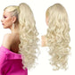 💜Tijdelijke aanbieding: 50% KORTING💜Clip-on golvende paardenstaart-extensie