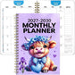 🎁 2+1 GRATIS! Maandplanner 2026–2030 Schattige Hooglander Koe – 5-Jarige Kalender voor Langetermijnplanning ✨🐮