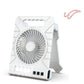 ✨ Buitenventilator op zonne-energie – oplaadbaar, superstil, met ledverlichting 💡