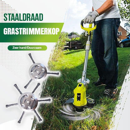 💪Duurzame maaimessen van staaldraad 🟔🌿– profiteer nu van 50% korting!
