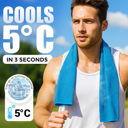 ⏰Laatste dag! Koop 1, krijg 1 gratis❄💦Deze verkoelende handdoek kun je overal en altijd gebruiken! Herbruikbaar, zacht, absorberend, verkoelend en makkelijk mee te nemen.