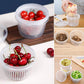🥗 Meerlaagse Bewaardoos met Afvoer — Set van 5 · Slim Stapelen & Groente/Fruit Blijft Langer Vers