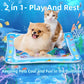 💥【LIMITED TIME 50% OFF】🔥 Katten Drijvende Vis Speelmat | Simuleert Watergolven | Activeert Jachtinstinct | Waterkoeling | Siliconen