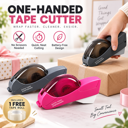 🎁LAATSTE DAG VAN DE UITVERKOOP 50% KORTING✨✂️ Eénhandige Draagbare Tapesnijder – Snel, Netjes en Zonder Batterijen