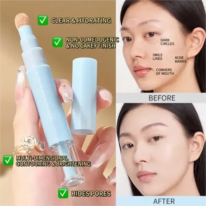 🔥Koop er 1, krijg er NU 1 gratis!💄🥳Meer dan 50.000 stuks verkocht!🎨Concealer met dubbele werking – verbergt donkere kringen en oneffenheden, hydrateert 24 uur lang. Licht, klontert niet. Zacht eindresultaat.✨