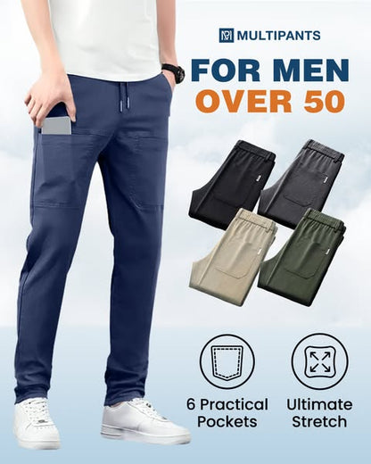 ⚡MEER DAN 50.000 VERKOCHT!🔥MultiPants – Zeer rekbare, duurzame cargobroek met veel zakken