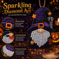🎃💎 31‑daagse Halloween diamantschilderij adventskalender – DIY kabouterornament aftelset