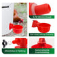 🐔 Automatische Pluimvee Waterbekers met 5/16-Inch Draad – Voor Kippen, Eenden en Kwartels, Eenvoudige Montage, Lekvrij en Hygiënisch 💧