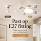 💥TOP VERKOOP RANG LIJST💡Opvouwbare plafondventilator met dimbaar LED, afstandsbediening en timer🌀