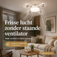 💥TOP VERKOOP RANG LIJST💡Opvouwbare plafondventilator met dimbaar LED, afstandsbediening en timer🌀