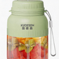 🥤🧃 Draagbare sapcentrifuge/blender van 1300 ml met twee deksels en rietje🍹🔋