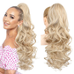 💜Tijdelijke aanbieding: 50% KORTING💜Clip-on golvende paardenstaart-extensie