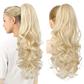💜Tijdelijke aanbieding: 50% KORTING💜Clip-on golvende paardenstaart-extensie