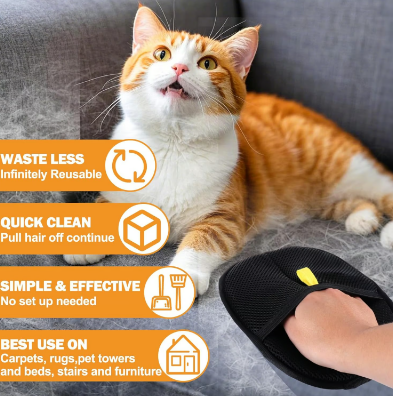 🎉50% KORTING – 🐾🧤 Pet Haarverwijderaar Handschoenen, Dubbelzijdig & Wasbaar! Beperkte Voorraad! 🔥