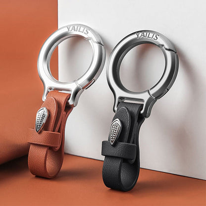 🔑 Leren autosleutelhanger | Echt leer • Stijlvol & duurzaam