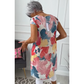💕50%  KORTING - Loszittende, knielange jurk met vlinderprint