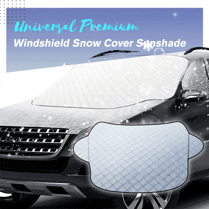 🚗☀️❄️ Voorruit zon- en sneeuwbescherming – Universeel, Premium kwaliteit ✨