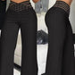 🍃Dames casual high-waisted stretch lange broek -  ademend en comfortabel