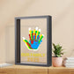 ⏳Tijdelijke aanbieding: 50% korting⏰Set voor handafdrukken van het hele gezin🎨 DIY-cadeauset voor een familieherinnering, acrylplaat,🖐️kleurrijke verf, geschikt voor maximaal 4 handafdrukken
