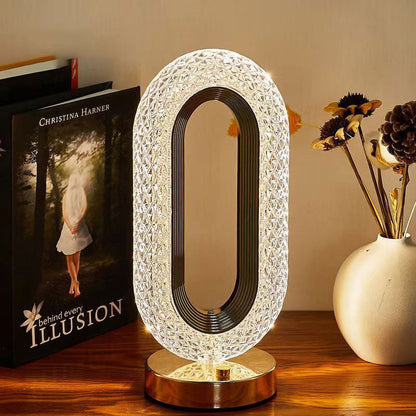 🛍️ 50 % korting – Oplaadbare LED-nachtlamp met kristallook, luxueus ontwerp voor de slaapkamer en woonkamer ✨