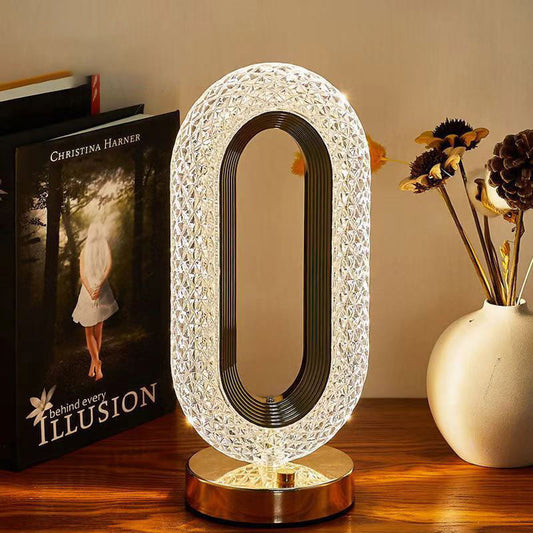 🛍️ 50 % korting – Oplaadbare LED-nachtlamp met kristallook, luxueus ontwerp voor de slaapkamer en woonkamer ✨