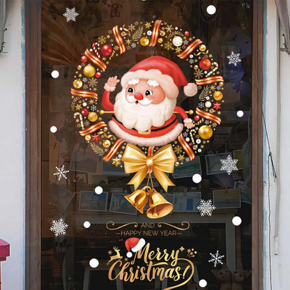 Kerstdecoratie raamstickers