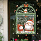 Kerstdecoratie raamstickers