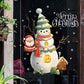 Kerstdecoratie raamstickers