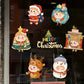 Kerstdecoratie raamstickers
