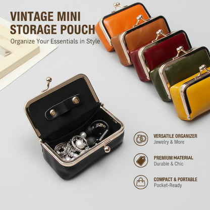 Mini-sieradendoosje in vintage-stijl voor het opbergen van luxe accessoires