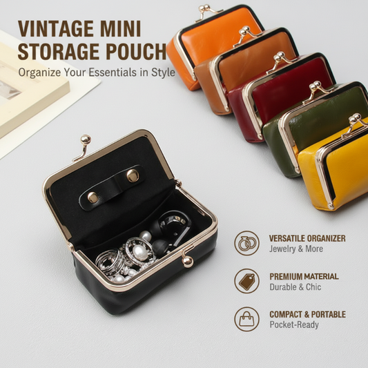 Mini-sieradendoosje in vintage-stijl voor het opbergen van luxe accessoires