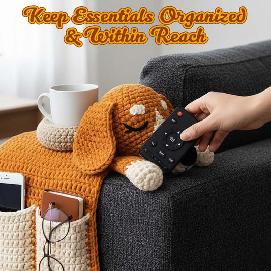 🐶✨ Houd je Bank Netjes – Armleuning Organizer in Hondenvorm