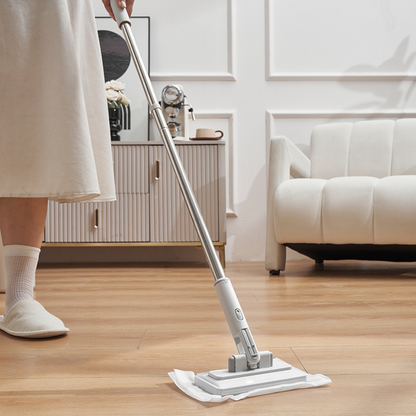 🧼 Intrekbare Snap Grip Mini Flat Mop 🧹💨