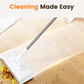 🧼 Intrekbare Snap Grip Mini Flat Mop 🧹💨
