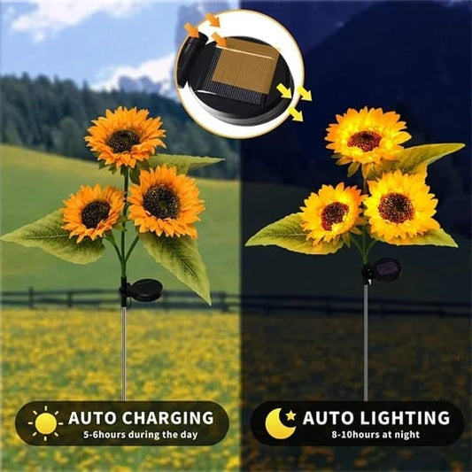 🌻 Waterdichte Zonne-energie Tuinlampen 🎁 Koop 2 Krijg 1 Gratis – Sfeervolle Tuinverlichting