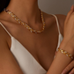 💎50% KORTING NU✨Verstelbare Strass Blad Link Ketting & Armband Set – Elegant Ontwerp, Sprankelende Kristallen & Perfect Cadeau🍃