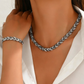 💎50% KORTING NU✨Verstelbare Strass Blad Link Ketting & Armband Set – Elegant Ontwerp, Sprankelende Kristallen & Perfect Cadeau🍃