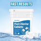 🏊 50% Korting – Langwerkende Chloortabletten voor Zwembaden | Helder Water Zonder Gedoe