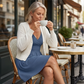 🥳Laatste dag: speciale prijs van !!🌿 50% KORTING! Geribbelde gebreide jumpsuit voor dames – Ademend en huidvriendelijk, behoudt zijn vorm. Uitlopende rok met verborgen broekje, kruipt niet omhoog. 6 kleuren. Moeiteloze elegantie voor elke dag. 👙✅