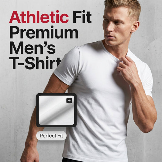 Slim fit T-shirt met ronde hals voor heren
