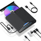 💽7-in-1 externe dvd-drive met USB 3.0 Type-C