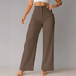 🎁2026 Nieuw binnen 50% KORTING💥⏰🎁Dames Effen Kleur Casual Broek met Wijde Pijpen