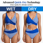 👙🎨〰️ Tweedelig bikini-zwempak met kleurblokken en strepen ☀️🌊