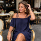 🔥Topaanbieding: 50% KORTING! 👗 Elegante effen jurk