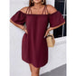 🔥Topaanbieding: 50% KORTING! 👗 Elegante effen jurk