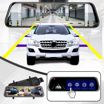 ⏳Tijdelijke aanbieding⏰Dashcam met touchscreen en achteruitrijcamera