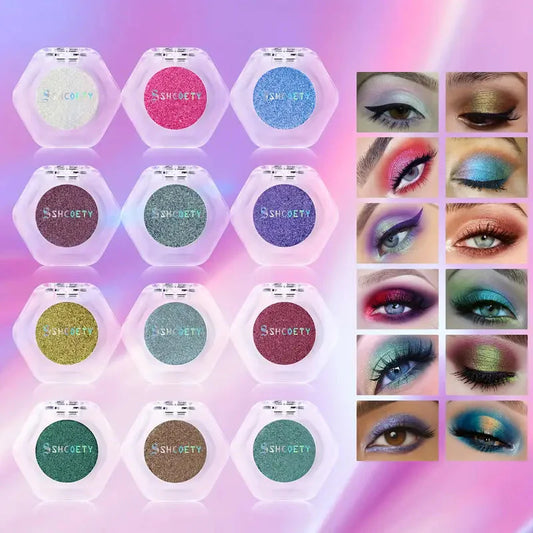 🔥Chameleon Duo Chrome-oogschaduwpalet met 12 kleuren